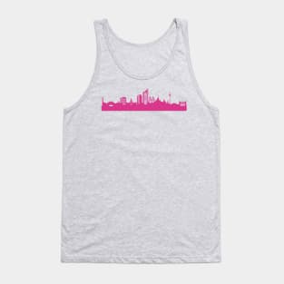 Leipzig skyline pink Tank Top